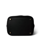 Hermes Black Picotin Lock 18 Black Taurillon Clemence Gold Plated B Stamp - Redeluxe