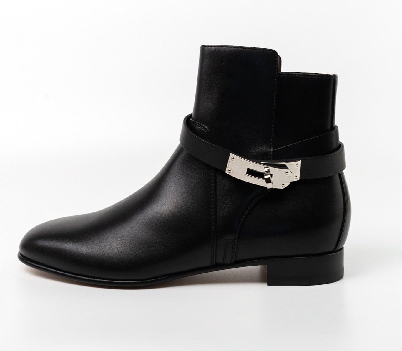 Hermes Boots Black Hermès Black Neo Ankle Boots (Size 37.5) - Redeluxe