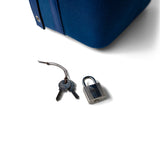 Hermes Handbag Blue Picotin Lock 18 Bleu Royal Swift and Bleu Egee Toile Geoland Cargo Palladium Hardware - Redeluxe