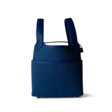 Hermes Handbag Blue Picotin Lock 18 Bleu Royal Swift and Bleu Egee Toile Geoland Cargo Palladium Hardware - Redeluxe