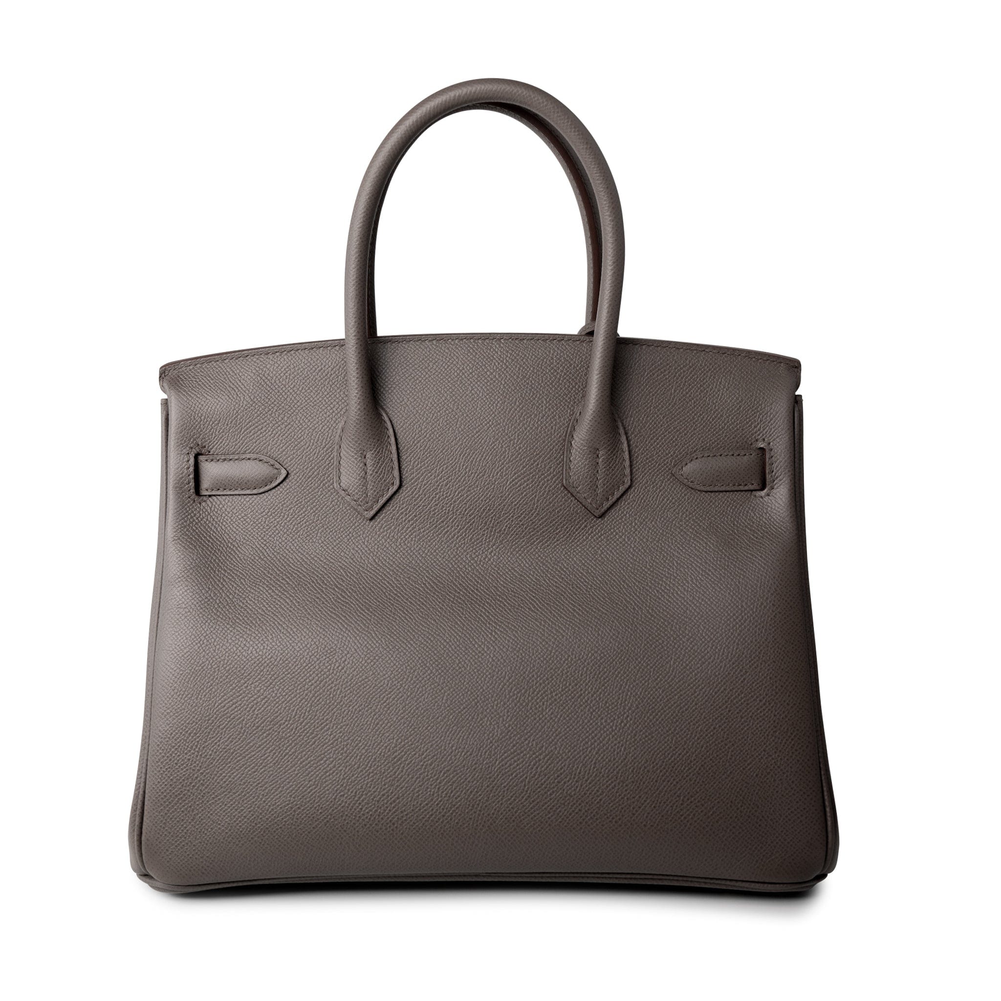 Hermes Handbag Brown Birkin 30 Etain (Greige) Veau Epsom Leather Gold Plated Hardware A Stamp - Redeluxe