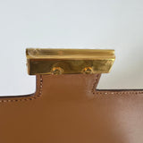 Hermes Handbag Brown Constance 23 Gold Veau Epsom Leather Gold Plated Hardware - Redeluxe