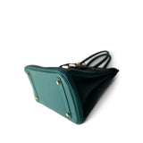 Hermes Handbag Green Birkin 30 Malachite Togo Gold Plated C Stamp - Redeluxe