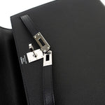 Hermes Handbag Hermes Kelly 25 Black Veau Epsom Leather Palladium Plated 2021 Z - Redeluxe