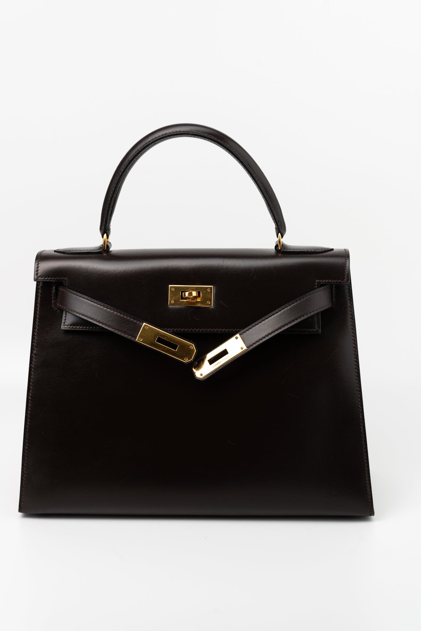 Hermes kelly 28 box leather sale