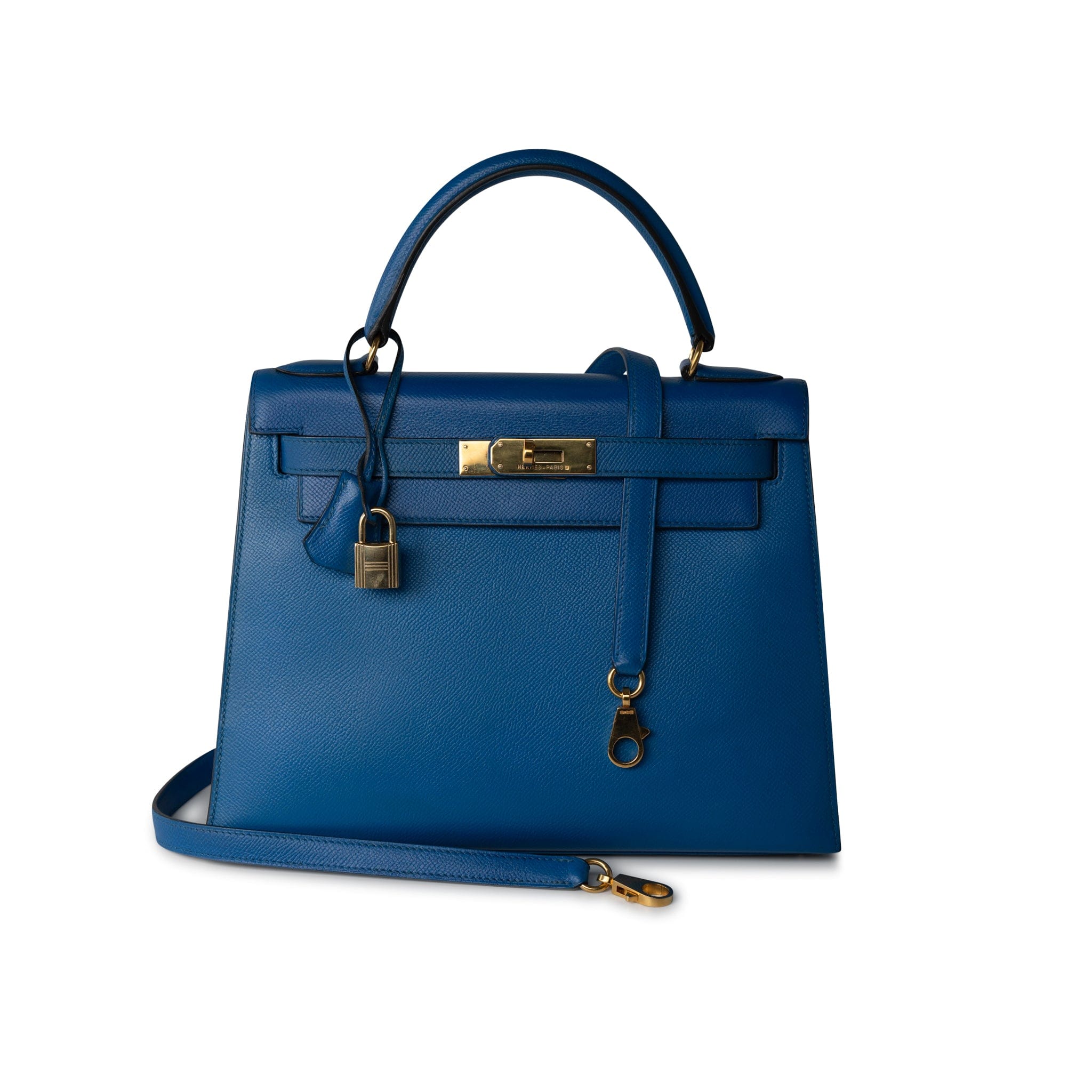 Luxury HERMES Kelly 28 Couchevel Blue Exclusive SALE at REDELUXE Buy Now