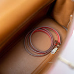 Hermes Handbag Kelly 28 Rose Jaipur Veau Epsom Leather Permabrass Hardware P Stamp - Redeluxe