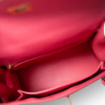 Hermes Handbag Pink / Kelly Kelly Sellier 25 Rose Azalee/ Pink Veau Epsom Gold Plated C Stamp - Redeluxe