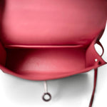 Hermes Handbag Rose Mini Kelly Sellier Rose d’Ete Chevre Palladium Plated D Stamp - Redeluxe