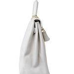 Hermes Handbag White Hermes Kelly 32 Swift White Gold Hardware F Stamp - Redeluxe