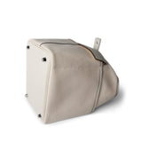 Hermes Handbag White Picotin Cargo 18 Nata Swift and Toile Canvas Palladium  Hardware Z Stamp - Redeluxe