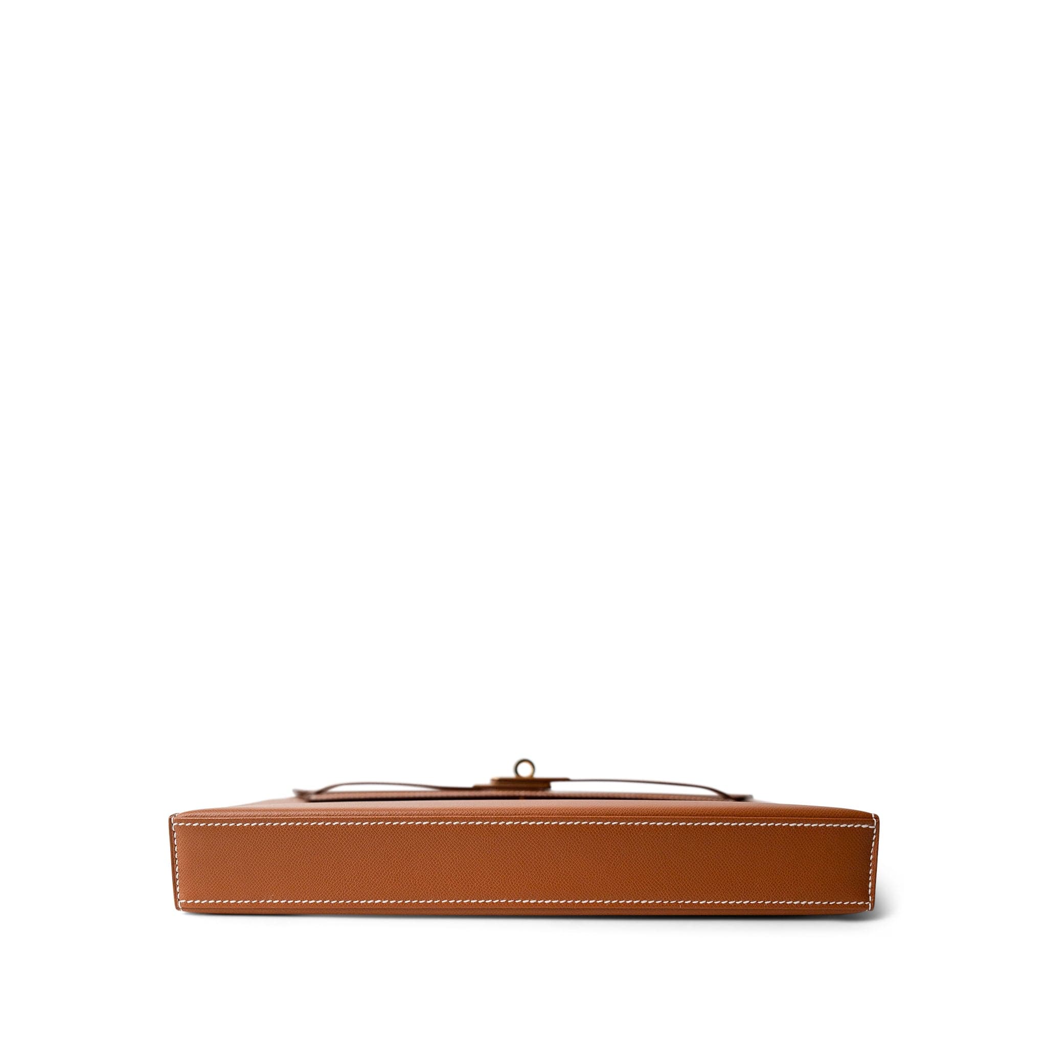 Hermes Kelly Elan Gold Madame Gold Plated B Stamp - Redeluxe