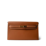 Hermes Kelly Elan Gold Madame Gold Plated B Stamp - Redeluxe