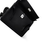 Hermes Messenger Bag Black Kelly Messenger Bag Noir / Black Togo Palladium Plated B Stamp Large - Redeluxe