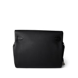 Hermes Messenger Bag Black Kelly Messenger Bag Noir / Black Togo Palladium Plated B Stamp Large - Redeluxe