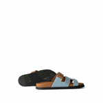Hermes Sandals 38 / Blue Chypre Sandals Bleu Clair / Naturel (Size 38) - Redeluxe