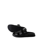 Hermes Sandals Black Chypre Sandals Black Calfskin (Size 38.5 / 8) - Redeluxe