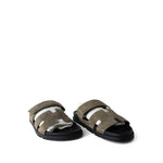 Hermes Sandals Chypre Sandals Toundra Suede / Black (Size 41) - Redeluxe