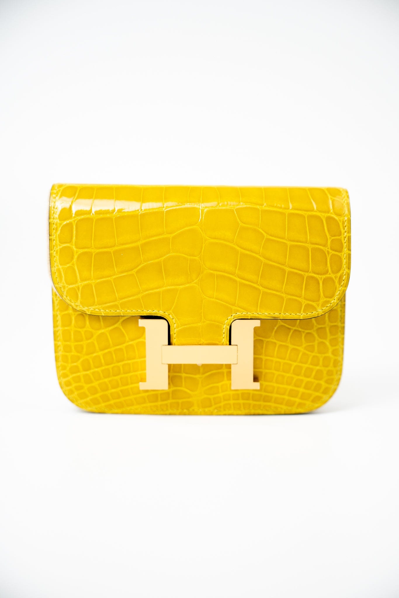 Hermes discount yellow wallet