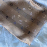 Louis Vuitton Shawl SO SHINE MONOGRAM SHAWL BEIGE (M76337) - Redeluxe