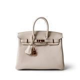 REDELUXE Birkin 25 Craie Togo Rose Gold Plated Z Stamp - Redeluxe