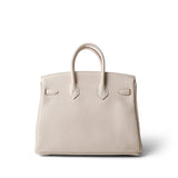 REDELUXE Birkin 25 Craie Togo Rose Gold Plated Z Stamp - Redeluxe